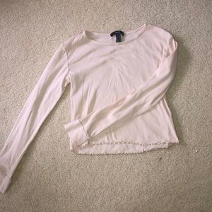 Creme long sleeve
